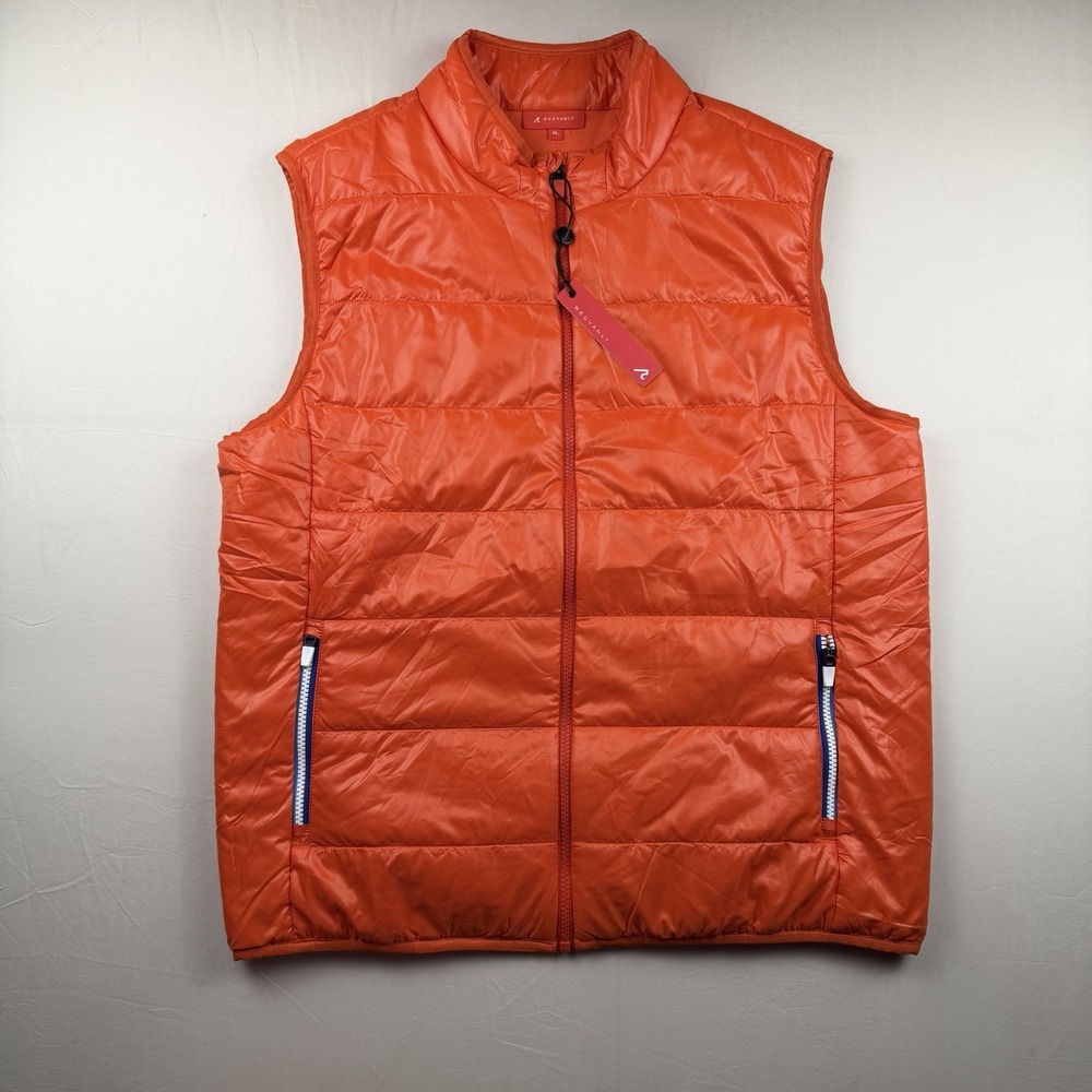 New Redvanly Mens XL Winslow‎ Puffer Vest Full Zip Lightweight Performance A
